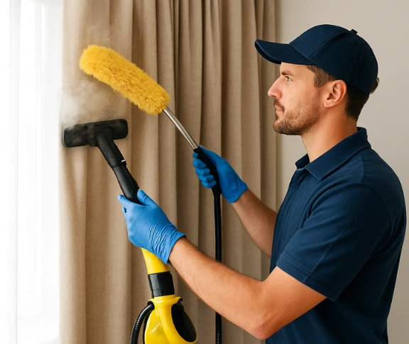 Trusted blind cleaning technician Matty Curtain Cleaning penshurst-nsw QLD