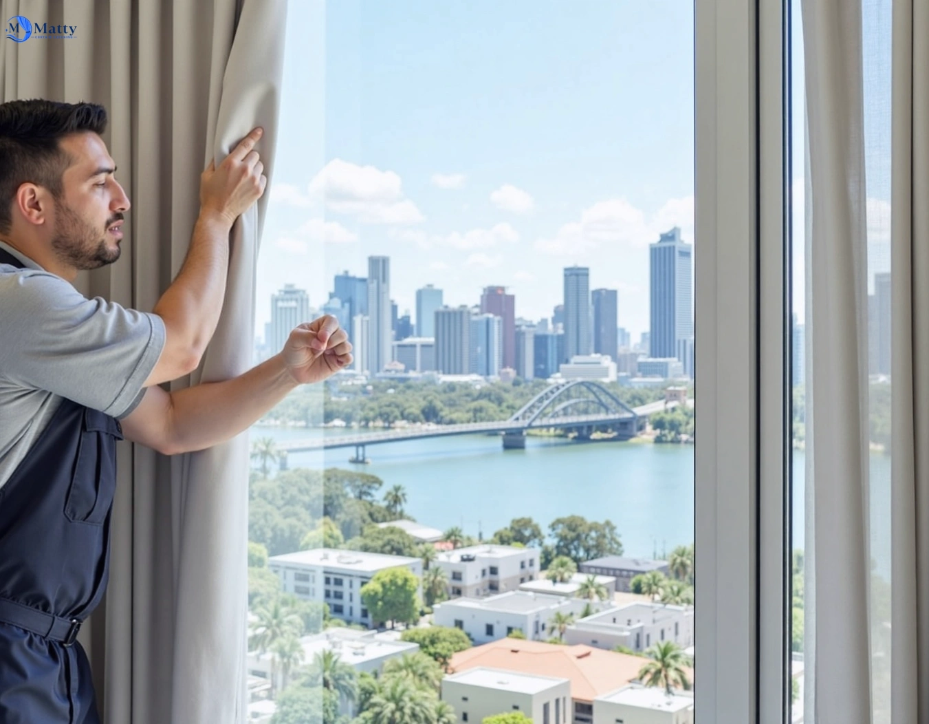 Professional curtain steam cleaning service penshurst-nsw QLD by Matty Curtain Cleaning
